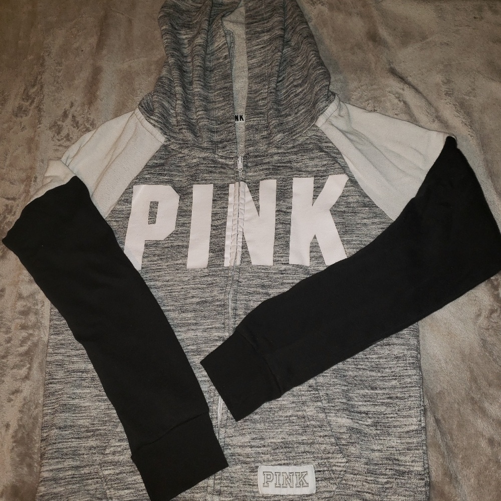 PINK zip up hoodie